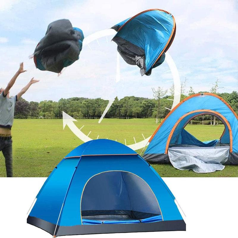 Cheap Goat Tents Automatic Camping Tent 1 2 Person Family Tent Double Protable Backpacking Setup Awning Tent Instant Outdoor Hiking Travel L H3b0   